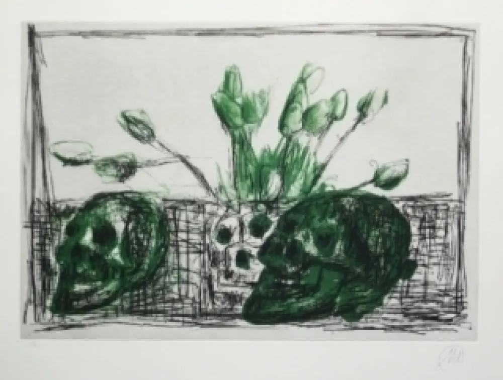 Stich Lüpertz - Vanitas 2