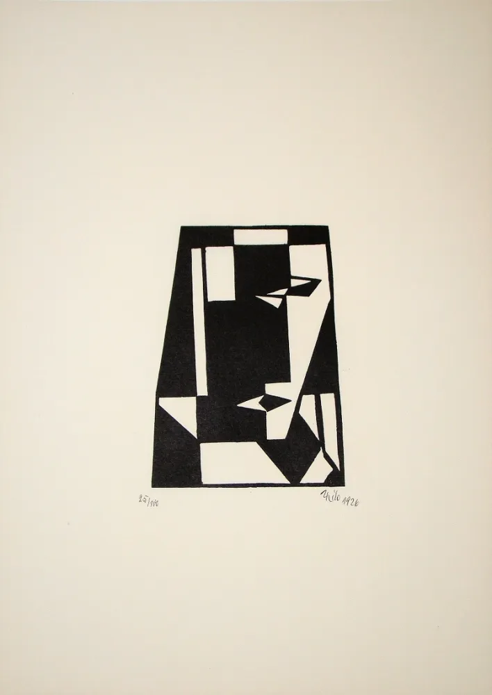 Holzschnitt Maatsch - Composition, 1926