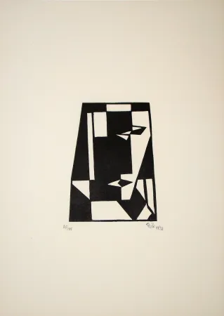 Holzschnitt Maatsch - Composition, 1926