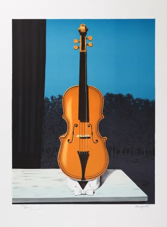 Lithographie Magritte - Un peu de l’âme des bandits (A Little of the Bandits' Soul)