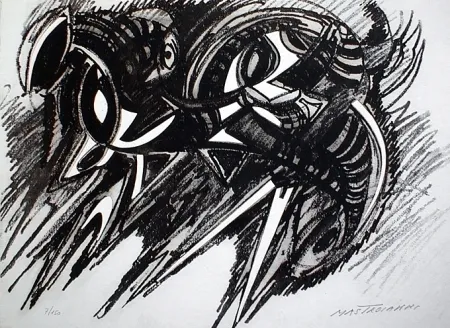 Radierung Und Aquatinta Mastroianni  - Senza titolo