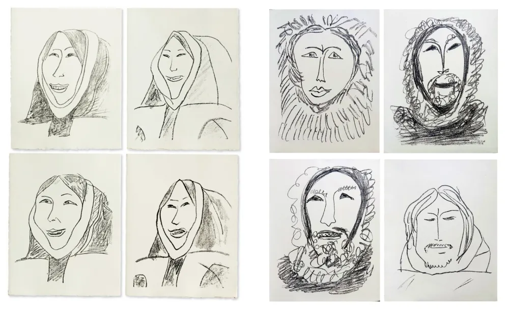 Illustriertes Buch Matisse - G. Duthuit : UNE FÊTE EN CIMMÉRIE (31 lithographies) Tériade 1963