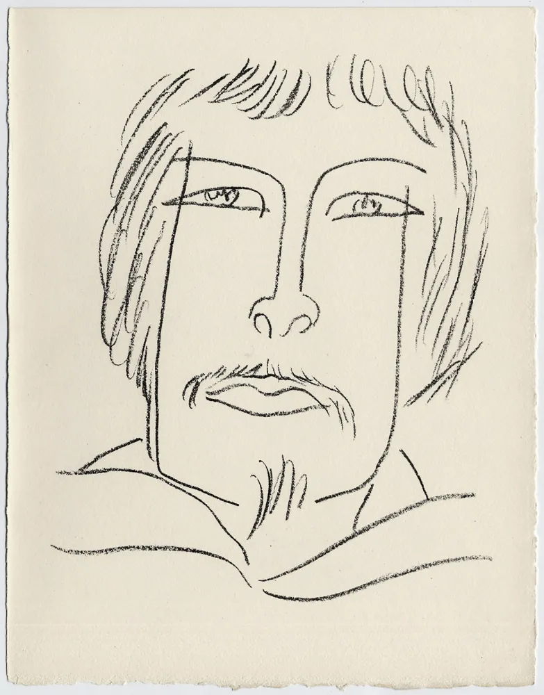 Lithographie Matisse - Portrait d'homme esquimau n° 7. 1947 (Pour Une Fête en Cimmérie)