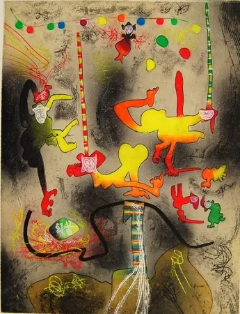 Radierung Und Aquatinta Matta - Carne-Amont