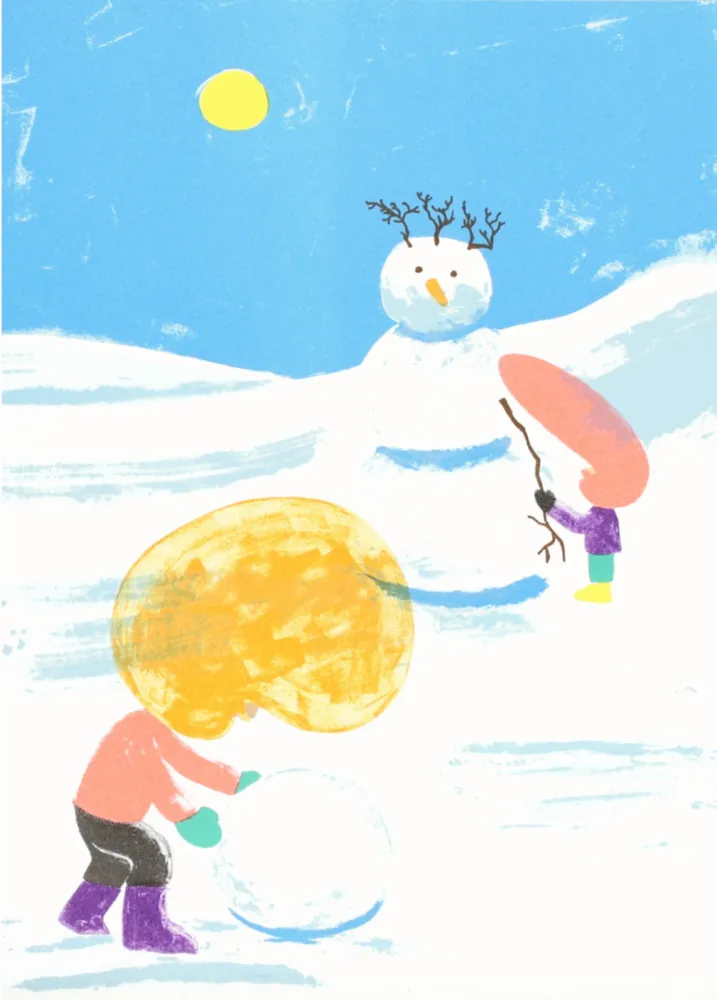 Lithographie Mcdonald  - Snowman