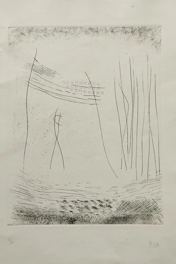 Radierung Melotti - Senza titolo