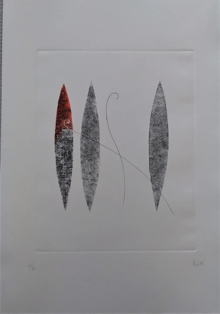 Radierung Und Aquatinta Melotti - Senza titolo