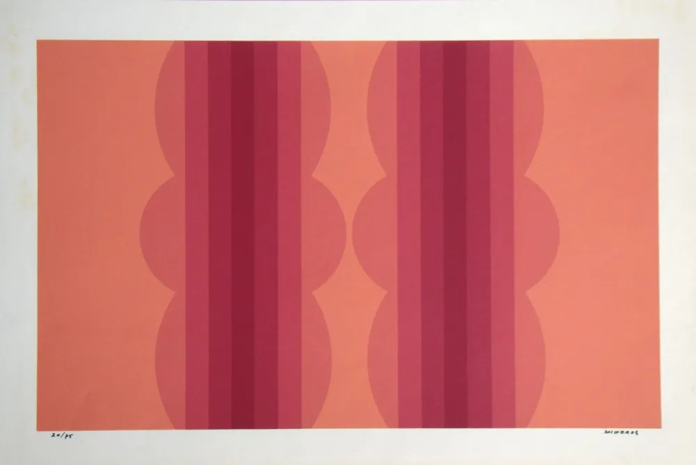 Siebdruck Miodrag - Composition Kinetic