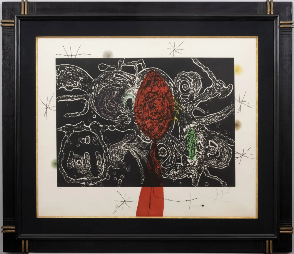 Radierung Und Aquatinta Miró - Espriu - Miró II