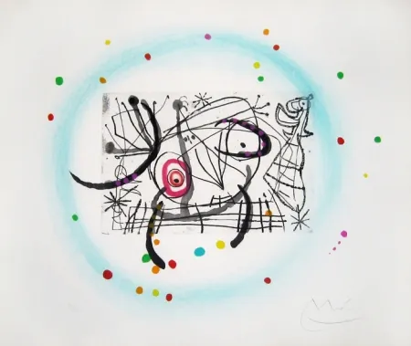 Radierung Und Aquatinta Miró - Fissures