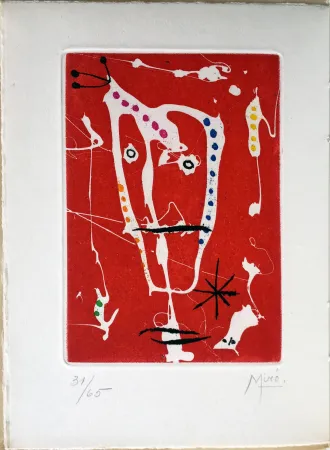 Illustriertes Buch Miró - Jacques Dupin : LES BRISANTS (1958).
