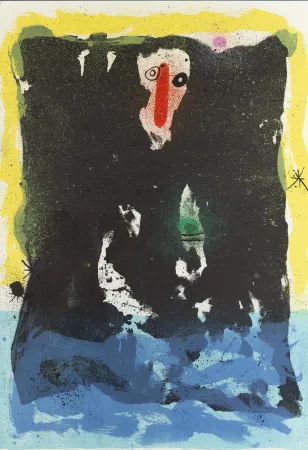 Lithographie Miró - L’esprit