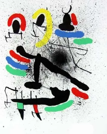 Lithographie Miró - Liberté des libertés I