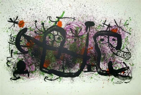 Lithographie Miró - MA DE PROVERBIS