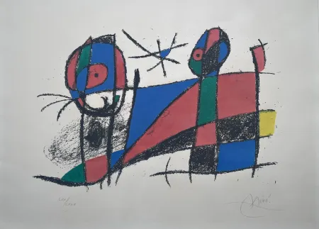 Lithographie Miró - Miro Lithographe II 