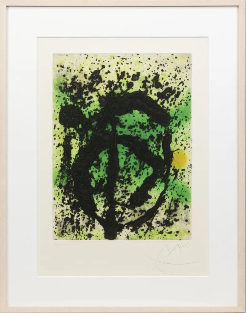 Aquatinta Miró - Règne végétal (Plant Kingdom)