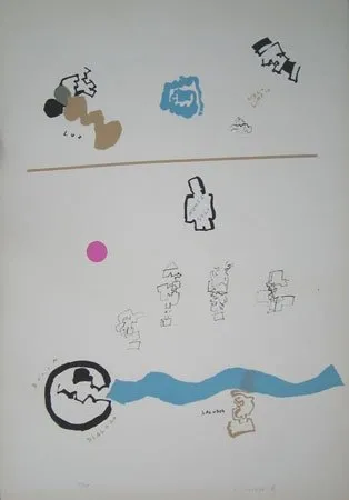 Lithographie Mompó - Nunca solo