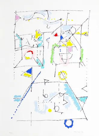 Lithographie Mompó - S/T