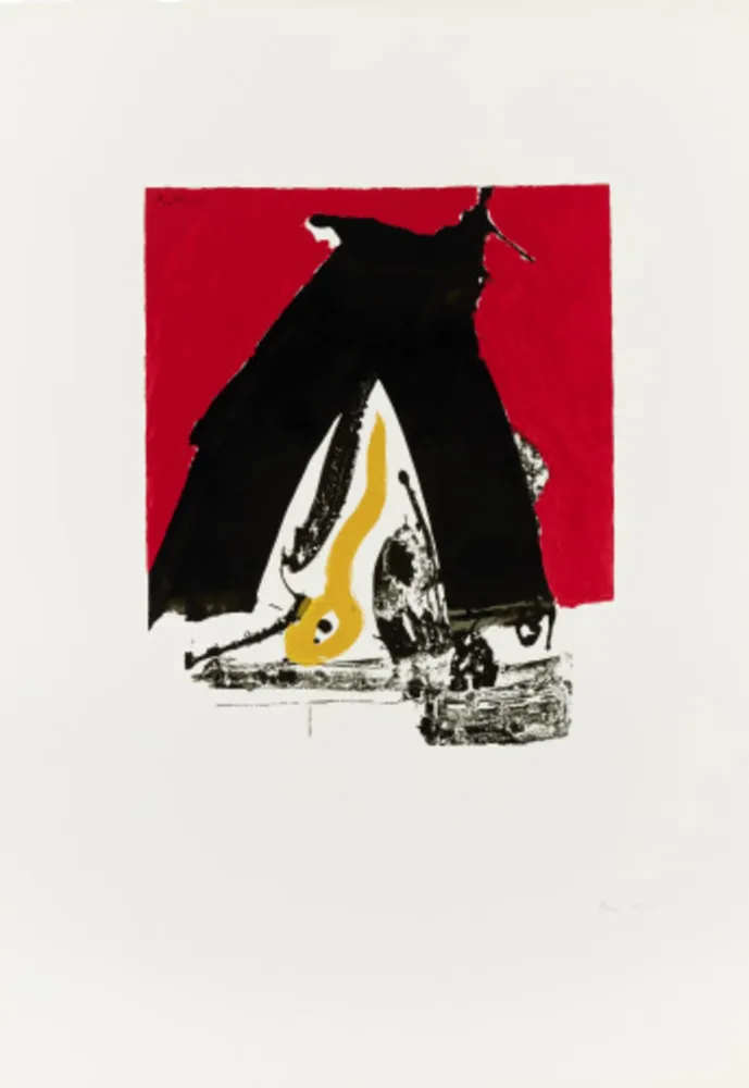 Siebdruck Motherwell - Untitled 8 from The Basque Suite