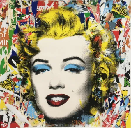 Siebdruck Mr. Brainwash - Collage from Marilyn POPfolio