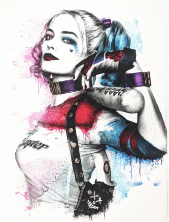 Siebdruck Mr. Brainwash - HARLEY