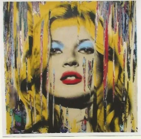 Siebdruck Mr. Brainwash - Kate Moss