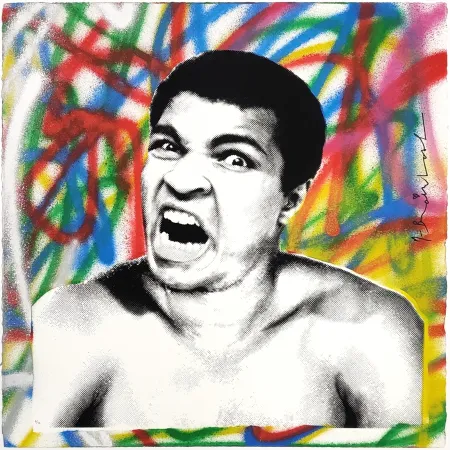 Siebdruck Mr. Brainwash - LEGENDARY ALI