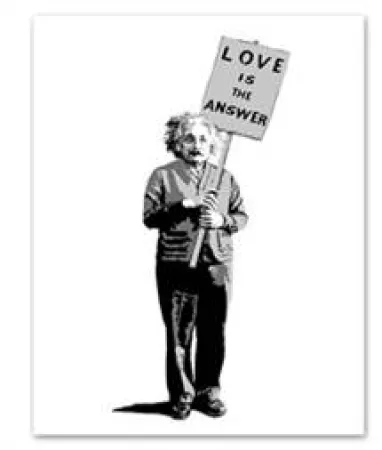 Siebdruck Mr. Brainwash - Love is the Answer