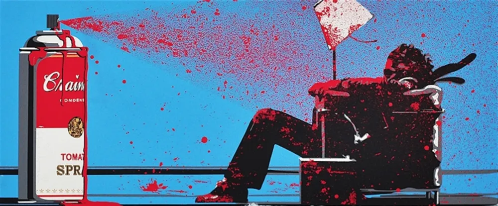 Siebdruck Mr. Brainwash - Max Spray