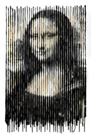 Siebdruck Mr. Brainwash - Mona Linesa