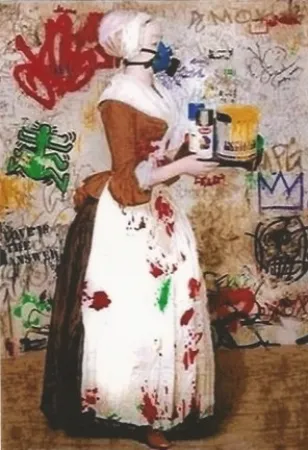 Siebdruck Mr. Brainwash - The Chocolate Vandal