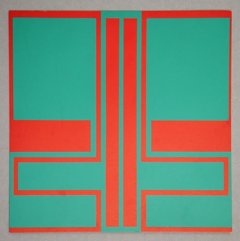Siebdruck Müller-Brittnau - Composition, 1966