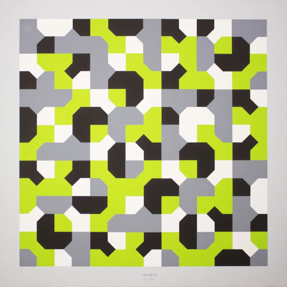 Siebdruck Munari - Curve di Peano