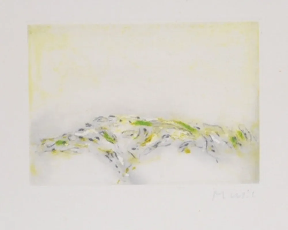 Radierung Und Aquatinta Music - La terre ecrit la terre