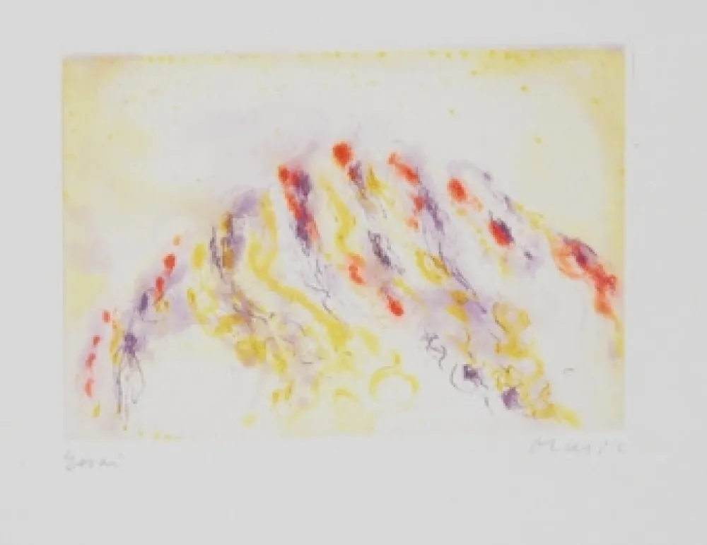 Radierung Und Aquatinta Music - La terre ecrit la terre