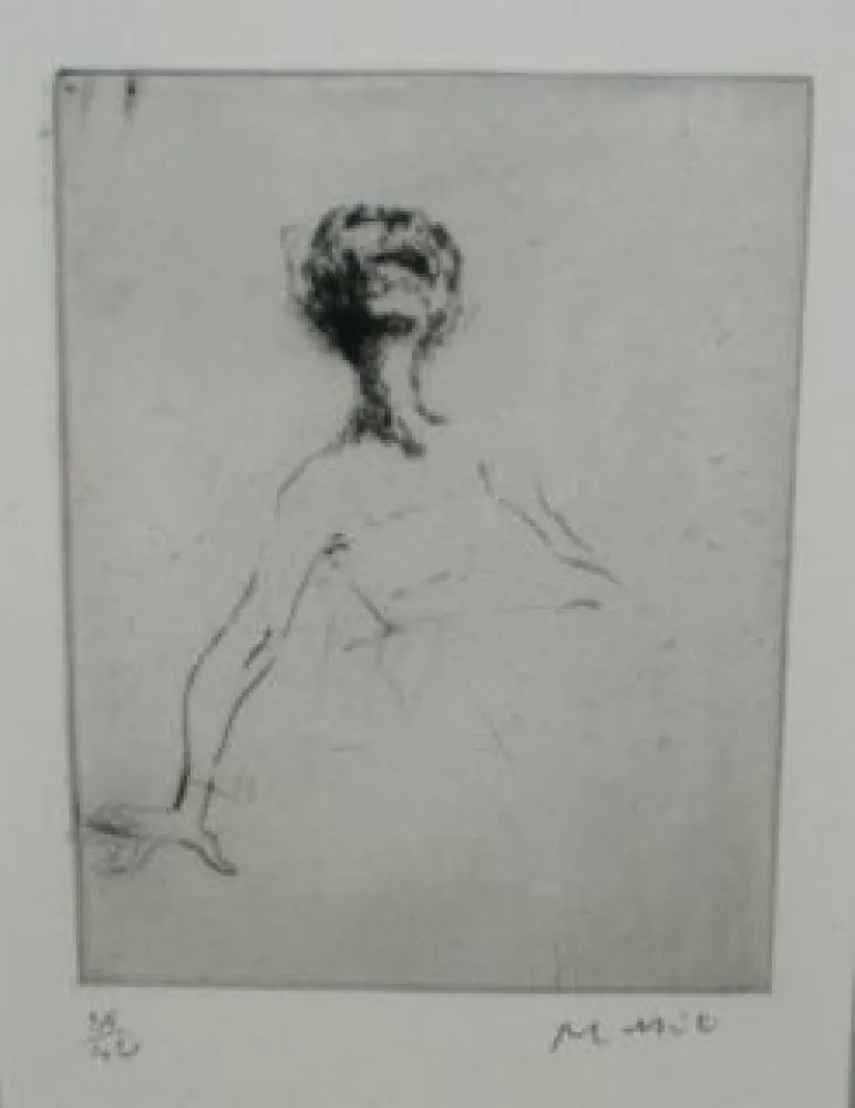 Kaltnadelradierung Music - Nous ne sommes pas les derniers 