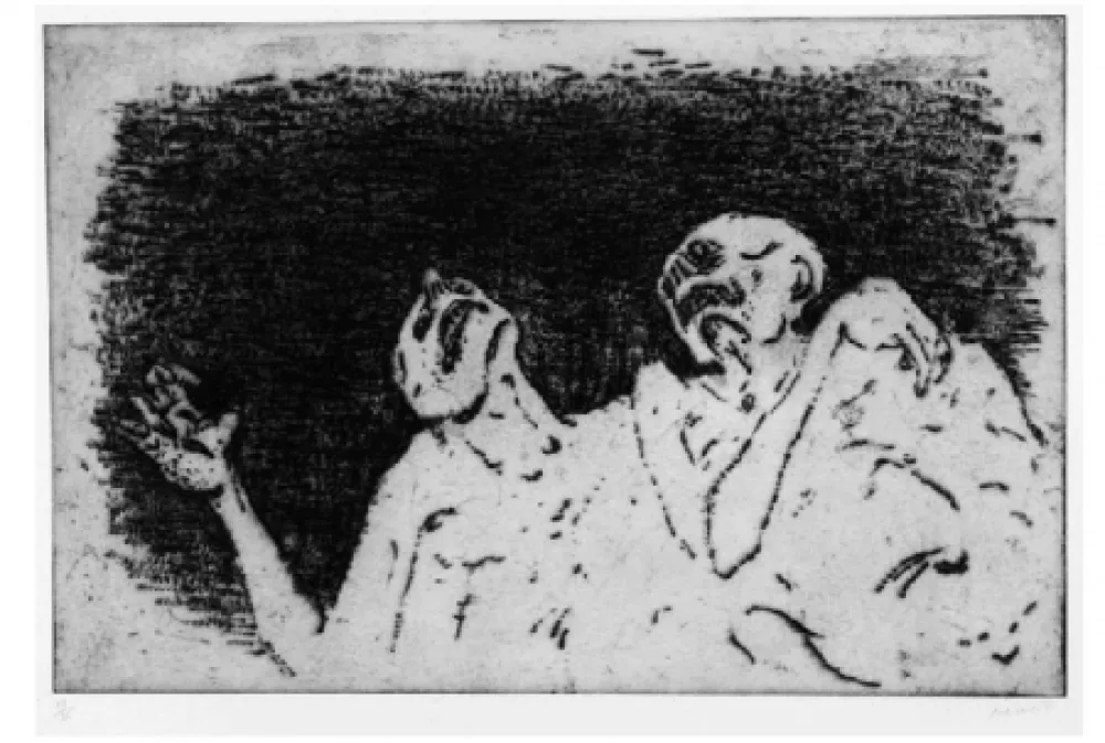 Radierung Music - Nous ne sommes pas les derniers