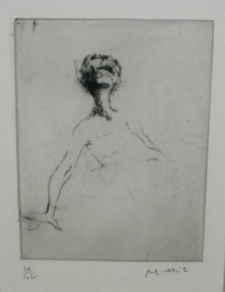 Kaltnadelradierung Music - Nous ne sommes pas les derniers 