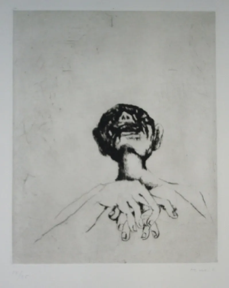 Kaltnadelradierung Music - Nous ne sommes pas les derniers