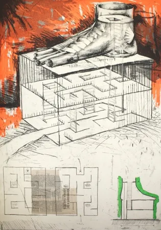 Radierung Nagel - Sin Título 4