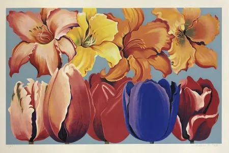 Siebdruck Nesbitt - ISLAND OF FLOWERS