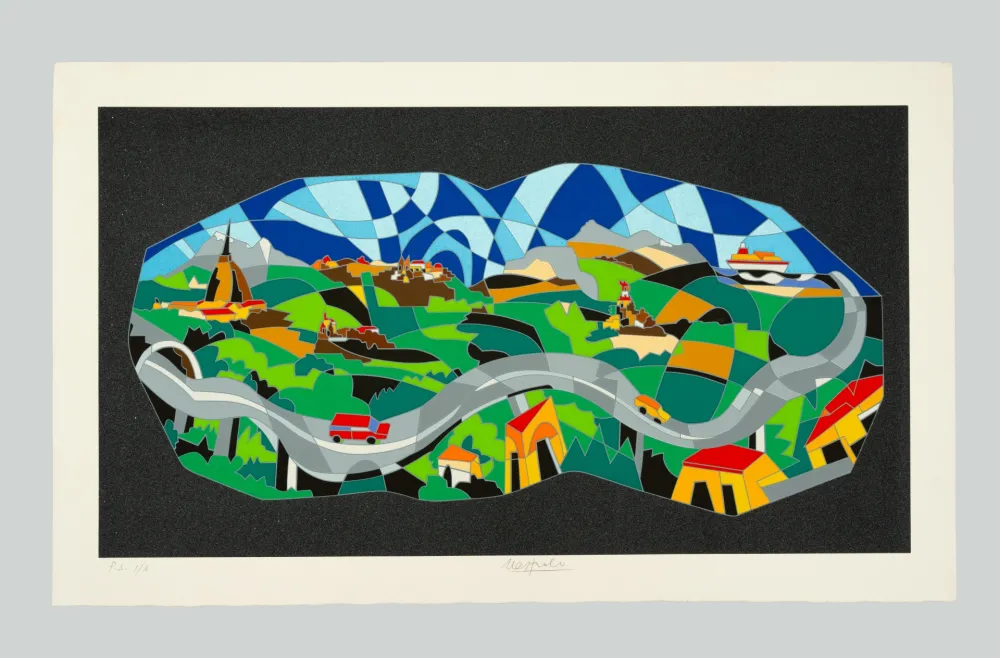 Siebdruck Nespolo - Composizione