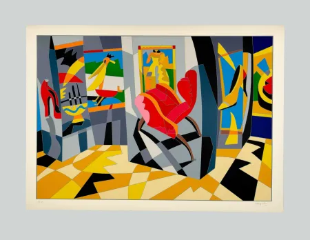 Siebdruck Nespolo - Composizione