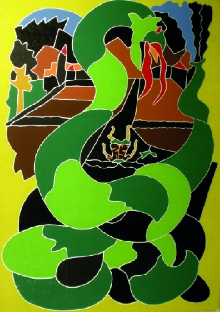 Siebdruck Nespolo - Composizione