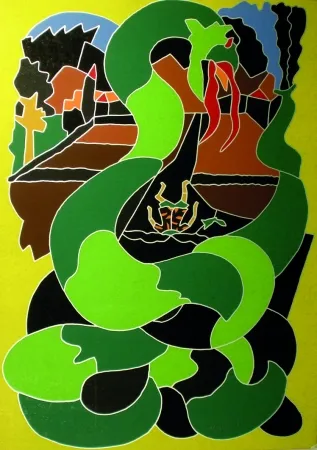 Siebdruck Nespolo - Composizione