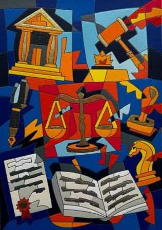 Siebdruck Nespolo - Dura lex sed lex