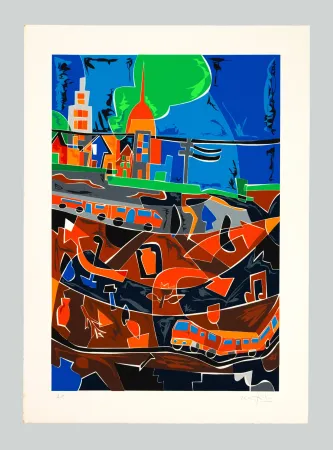 Siebdruck Nespolo - Metropolitana di Torino