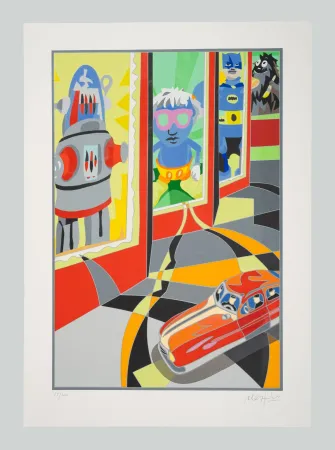 Siebdruck Nespolo - Robot