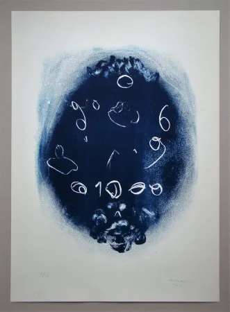 Siebdruck Nicolaus - Zahlenbild - Ohne Titel