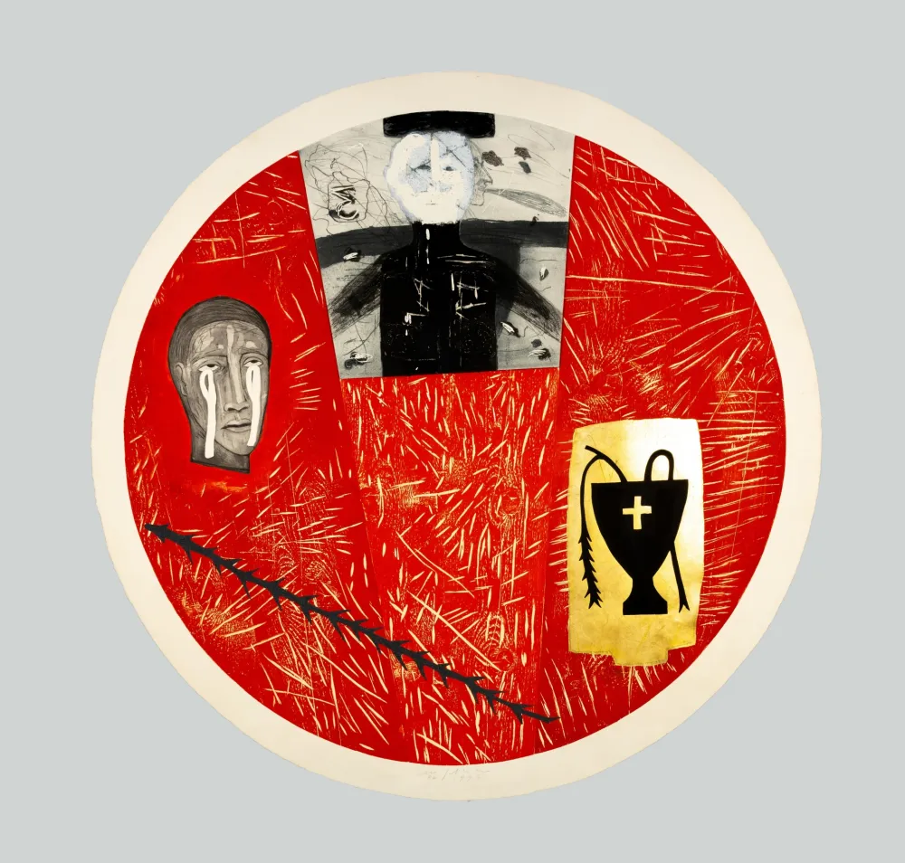 Radierung Und Aquatinta Paladino - Asia